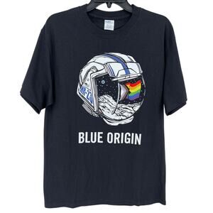 Blue Origin NR 23 Space Flight Tech Jeff Bezos 2023 Pride T Shirt Mes Sz Medium